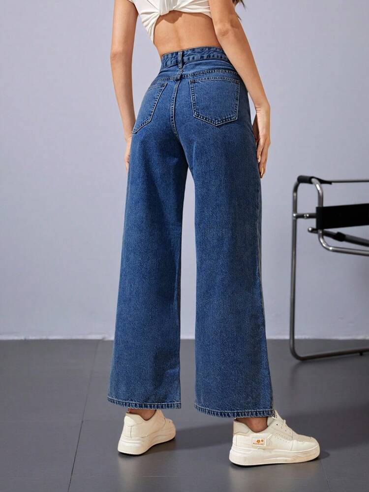 High Waist Wide Leg Jeans
