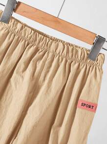 Buy 2 Get 1 Free, 3pcs/Set Tween Boy Casual Hoodie Vest And Elastic Waist Pants Set With Bonus T-Shirt, Comfortable, Versatile, Suitable For Autumn, Spring, Summer, Daily Wear, Outdoor, School, Street, Party, And Leisure, Boys Beige Outfits, Boys Casual Pants Suit Outfit, Boy Sleeveless Sets