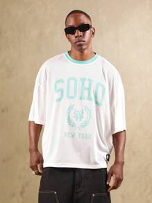 SUMWON Mesh Jersey Basketball Jersey Sportswear Streetwear Boxy Fit Summer Collection Oversized Tee Active Wear Training Apparel New York Print