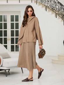 Mnmlis Mocassini da donna con cinturino regolabile e fibbia, modello flat