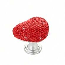 1 pieza Botón de inodoro con brillo para mujeres con uñas largas, decoración de baño de verano