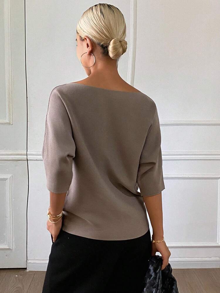 Women's Knitted Top, Korean Style