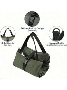 1pc Heavy-Duty Roll-Up Tool Bag - Oxford Fabric Organizer, Suitable For Mechanics, Electricians, Carpenters, Etc. -, Portable, Stylish Industrial Gear With Multiple Compartments, Tool Storage Organizer