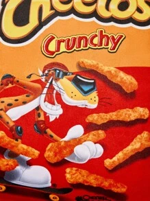 Cheetos X SHEIN 1 个薯片形状枕头，有趣又可爱，手感柔软，可放在汽车、房间、沙发上作为装饰，适合午睡，很棒的礼物 - 彩色 - 查看 5