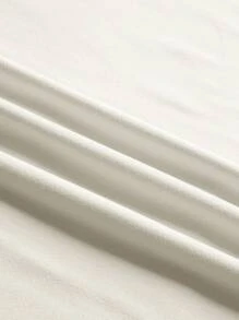 INAWLY 女式夏季口号柠檬印花圆领短袖休闲T恤 - 白色 - 查看 3