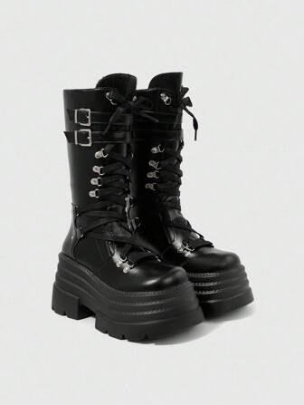 Grunge Punk Women's Dark Rock Punk Goth Boots