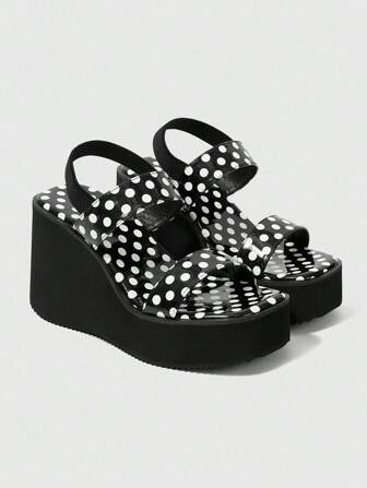Grunge Punk Sandalias de tacón alto negro de 10 cm con suela gruesa, estilo romano y punta cuadrada que aumentan la altura, de moda y versátiles para mujeres
