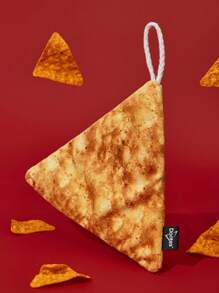 Doritos X SHEIN 1 件薯片形手巾，速干，可悬挂在厨房/浴室，柔软材质，配有挂绳 - 橘色 - 查看 6