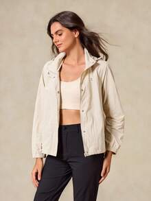 OutZeal Women Water-Resistant Windproof Breathable Outdoor Jacket Daily Casual