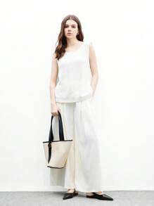 CUCCOO BIZCHIC Giày bệt đế bằng mũi nhọn màu trơn đơn giản dành cho nữ, đi làm, màu đen, phù hợp đi làm - màu đen - Xem 10