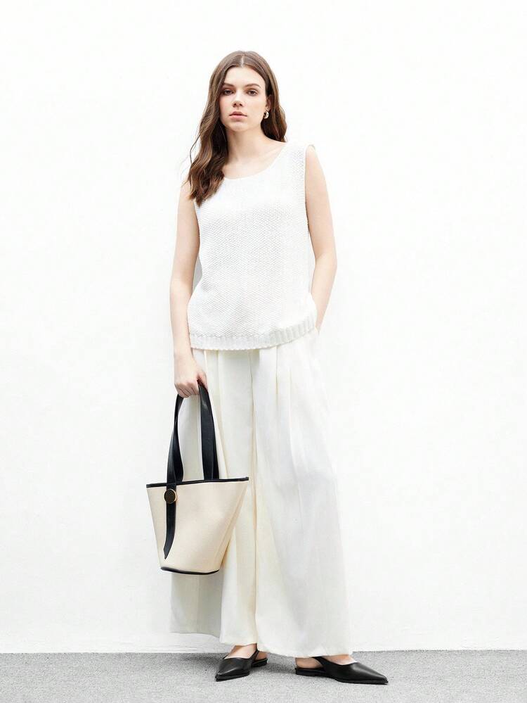 CUCCOO BIZCHIC Women's Simple Solid Color Pointed Toe Flat Slip-On Casual Commuter Basic Solid Color Black Flat Shoes, Suitable For Workplace For Christmas Spring Shoes