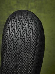 TEENAGE MUTANT NINJA TURTLES | SHEIN 柔软毛绒保暖防滑室内拖鞋冬季家居鞋精美刺绣图案，轻便耐用，男女通用家居卧室空调房春秋季 - 黑色 - 查看 9