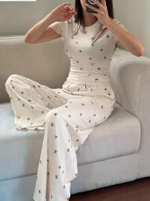 Livesso Women's Casual & Comfortable Pajama Set, Summer