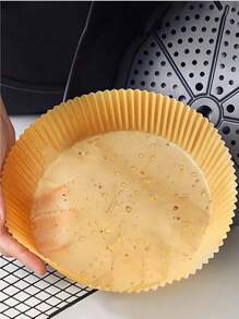 500pcs Baking Parchment Paper, Air Fryer Liners, Oven Liner Sheets, Ideal For Halloween, Christmas Baking.Homemade Sweets, Family Gatherings, Party Events Kitchen And Bakery (Also Available In 100/50/20pcs)Back To School - Multicolor - View 8