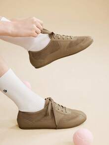 CUCCOO EASI 2025年新款女士休闲、舒适、时尚训练运动鞋 - 卡其色 - 查看 6