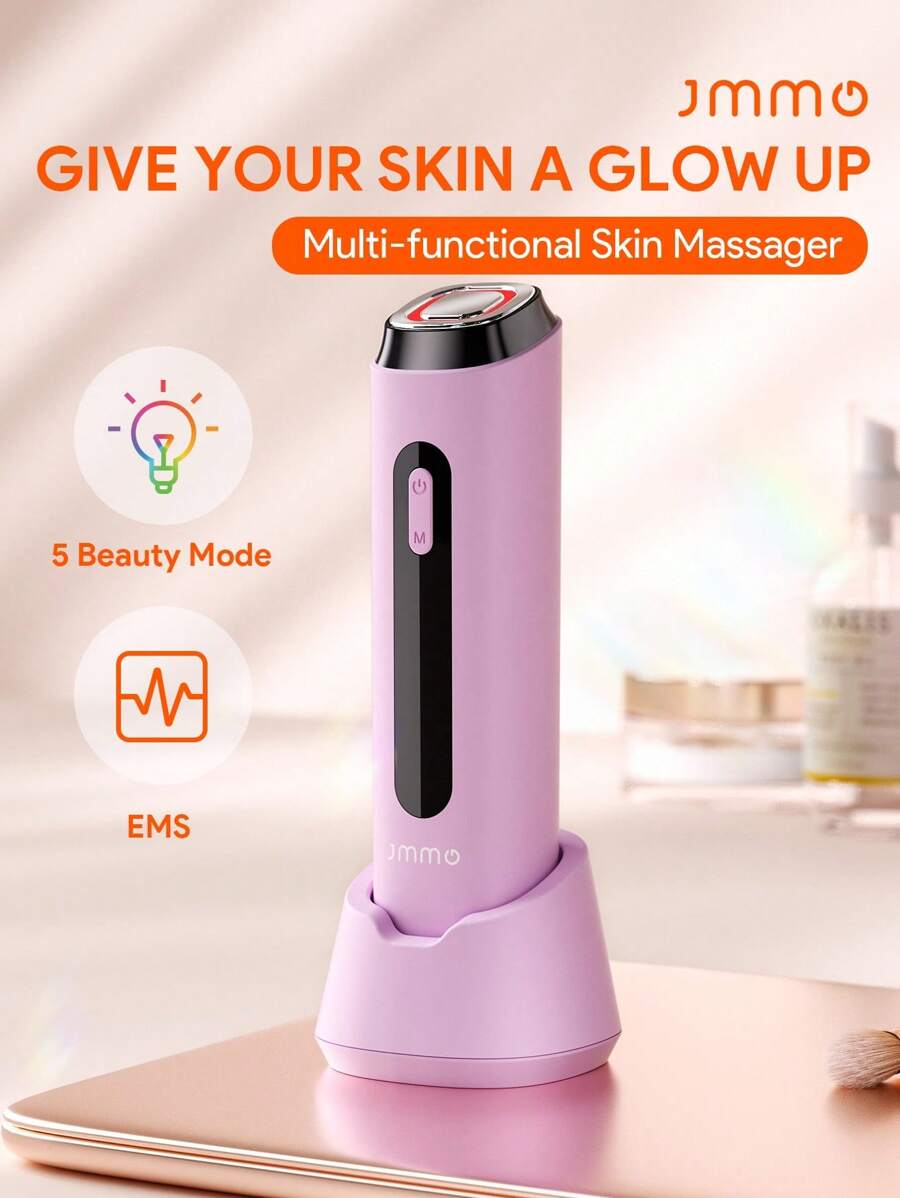 JMMO 5 In 1 EMS 42℃ Facial Frequency Eye Care Device Face Clean Skin Rejuvenate Tightening Machine,Eye Beauty Instrument Face And Neck Lifting Wrinkle Removal Skin Tightening Device Valentine's Day Gift Christmas Gifts,Must-Haves For Autumn And Winter Holiday Camping Holiday Essentials Vacation Accessories,Camping Supplies