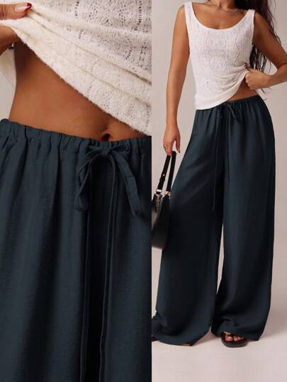 SHEIN Forever 21 Fall&Winter Halloween Christmas New Year Going Out Graduation Prom Elegant Formal Luxury Chic Business Casual Birthday/Office Outfits/Country Concert/Club Outfits Sexy/Western/Work Clothes/Streetwear/Vintage/Festival/Cocktail/Rave/Prom/Hawaii/Airport/Funny/Basic/Brunch Outfits/2000s Style/Bodycon/Old Money Style/Church/Homecoming/Classy/Party/Modest/Date Night/Autumn/Winter/Low Rise Baggy/Wide Leg/Straight/Navy Blue Pants