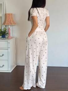 Livesso Women's Casual & Comfortable Pajama Set, Summer