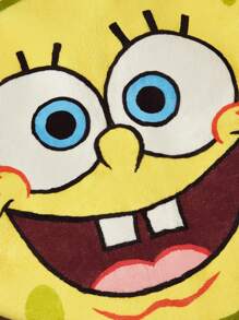 SpongeBob SquarePants | SHEIN 1 件卡通图案装饰地毯，多种尺寸可选，防滑背衬，适用于家居装饰、玄关、浴室等 - 黃色 - 查看 7