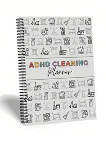 SHEIN ADHD Cleaning Planner Reusable Dry Erase Checklist Daily Weekly Task Tracker Home Organization Schedule For Neurodivergent Adults Focus Friendly Visual Guide