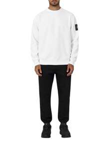 Calvin Klein BADGE CREW NECK - White - View 3