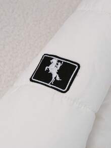 Genkimix Kids 小男孩骑士徽章拉链连帽冬季夹克 - 彩色 - 查看 7