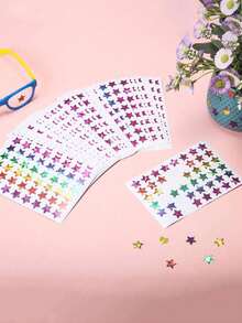 Stiker Holografik untuk Bagan Penghargaan, Dekorasi Kelas Siswa, Scrapbooking, Label Vinyl Tahan Air - MultiWarna - View 2