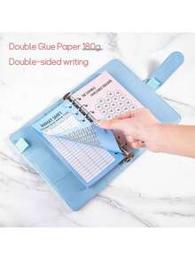 48 Sheets Money Saving Challenge Book Budget Sheets For A6 Binder Savings Challenges Book Money Saving Binder Usd 30 Day 52 Week Savings Challenge Money Saver Saving Money Challenge Savings Tracker Back To School - Multicolor - View 4