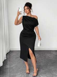 Auvina 大码女士优雅夏日度假连衣裙