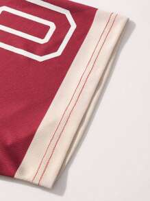 ROMWE Street Life Women's Casual Racing Elements Short Sleeve T-Shirt, Suitable For Everyday Wear In Spring/Summer