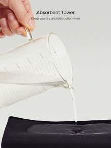 GLOWMODE X Harry Potter Sweat-Wicking Quick-Dry Foldable Hooded Bath Towel Gym Studio Training Daily Active - Black - View 5