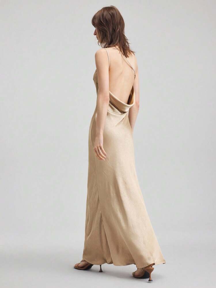 2025 Summer Women's Sexy Backless One-Shoulder Dress, Suitable For 4th Of July, Pride, Vacation, Beach, Birthday Party, Teacher Outfit, Holiday Event, Tea Party, Party Dress