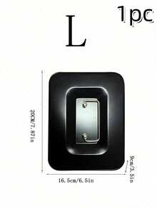 SHEIN 1pc Locking Medium Steel Cash Box With Money Tray, Lock Box Best Gifts