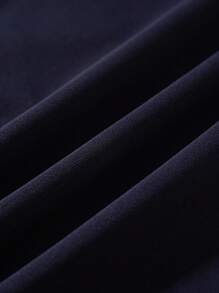 Batwheels X SHEIN 2 pièces/Set Sweat-shirt col rond motif de dessin animé pour jeune garçon et pantalon de survêtement à taille élastique - Bleu marine - Voir 4