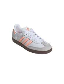 Adidas Samba OG Women's Sneakers Cloud White / Clear Orange / Semi Coral JS1406 - Cloud White / Clear Orange / Semi Coral - View 3