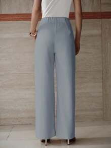 MOTF PREMIUM Gefaltete plissierte Schrägkaschen Hose