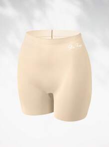 Miss Vinta Quần lót Hipster cạp cao liền mạch cho nữ - Màu be - Xem 5