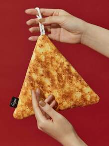 Doritos X SHEIN 1 件薯片形手巾，速干，可悬挂在厨房/浴室，柔软材质，配有挂绳 - 橘色 - 查看 4