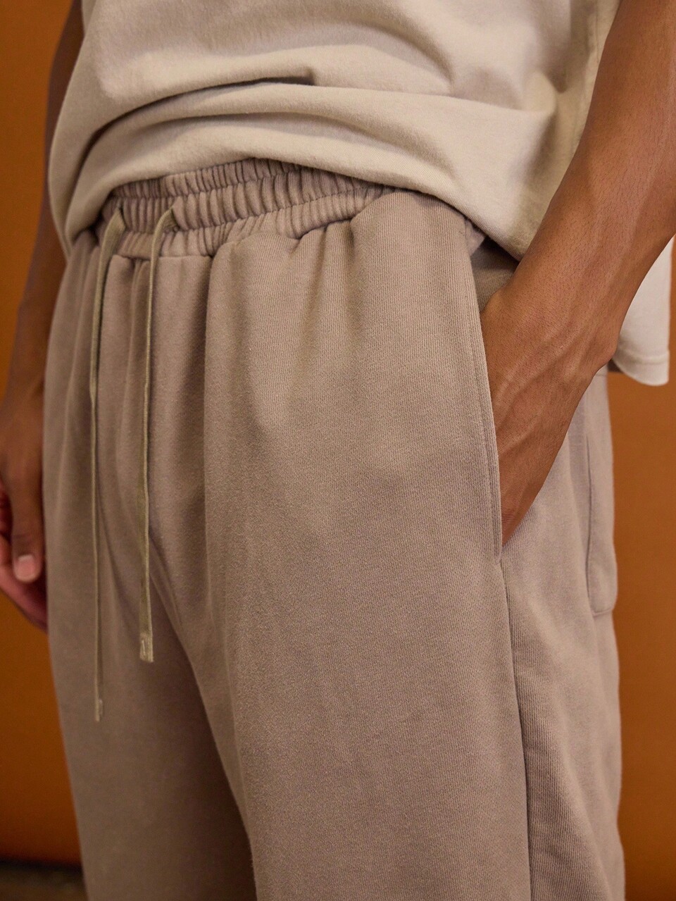 Men Cuffed Baggy Straight Leg Elasticated Waistband Jersey Jogger Tracksuit Bottoms Only SPRING SUMMER Comfort