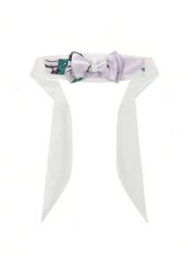 Irokai 1pc Women's Japanese Traditional Printed Kimono Yukata Robe - Purple - View 6