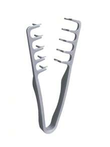 SHEIN 1PC Volumizing Wide-Tooth Comb For Men & Women – Fluffy Hair Styling Comb With Textured Grip, Detangling & Styling Tool For All Hair Types – Thick, Curly, Wavy & Natural Hair – ABS Plastic Lightweight Comb For Home & Travel Use – Hair Care Essential - Multicolor - View 2