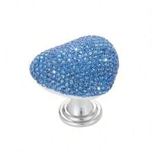 1 pieza Botón de inodoro con brillo para mujeres con uñas largas, decoración de baño de verano