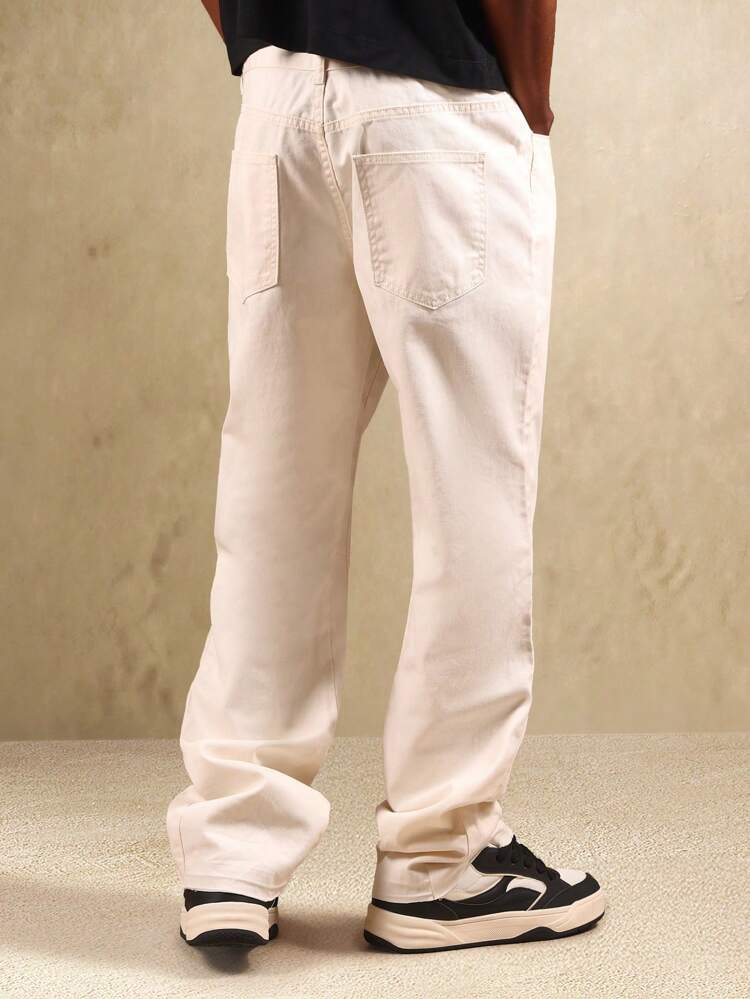 Flared Wide Leg Denim Jeans With Bell Bottom