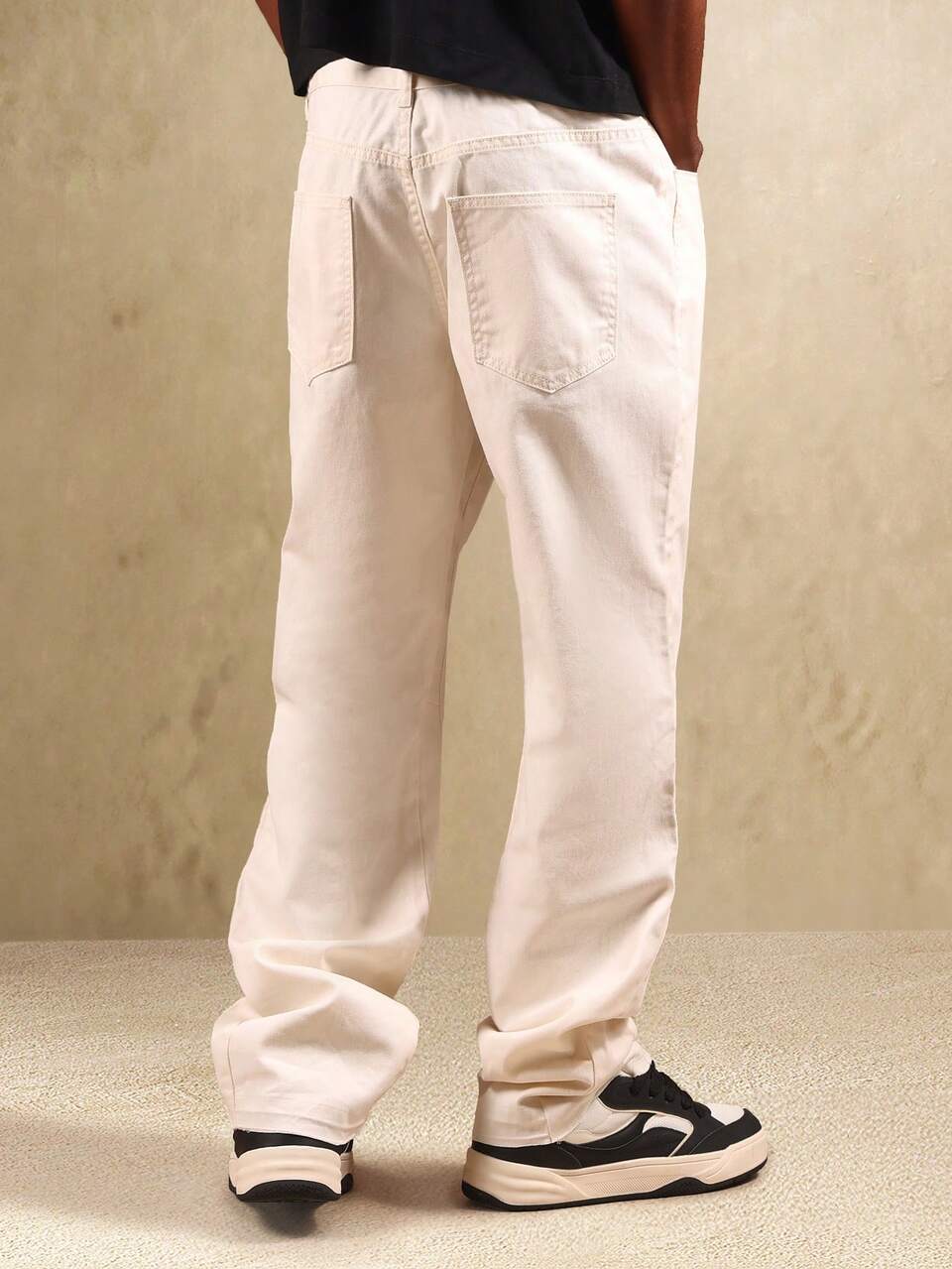 Flared Wide Leg Denim Jeans With Bell Bottom