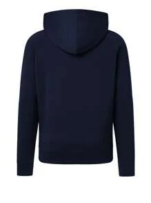 Hugo Boss Men's Raglan Sleeve Long Sleeve Drawstring Hooded Casual T-Shirt - 403 Dark Blue - View 5