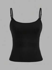 SHEIN EZwear 3 件套黑色、粉色、黑白条纹女士短款吊带背心上衣，性感紧身，适合夏季 - 彩色 - 查看 5