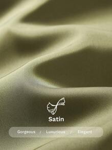 Ontre 夏季女士办公室休闲宽松都市风格，2025 年新款，优雅通勤，军绿色，吊带背心上衣和裙子套装 - 軍綠色 - 查看 3