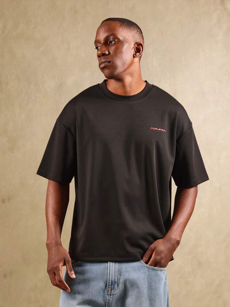 Oversized Graphic Print T Shirt With Monte Carlo Design