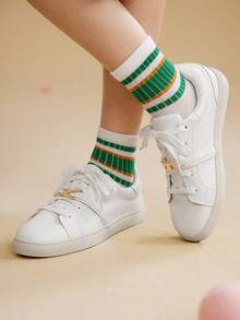 CUCCOO EASI 女士休闲系带舒适时尚运动鞋 - 白色 - 查看 8