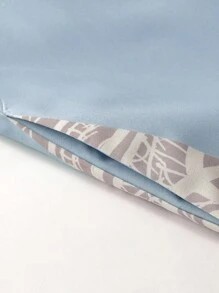 Irokai 日本女士传统印花和服浴衣两件套，夏季节日 - 淺藍色 - 查看 8